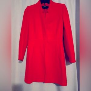 Zara red coat